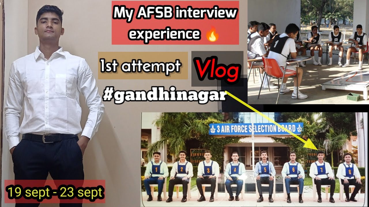 My afsb experience vlog at 3 AFSB GANDHINAGAR | ssb interview vlog| #myfirstvlog afsb interview