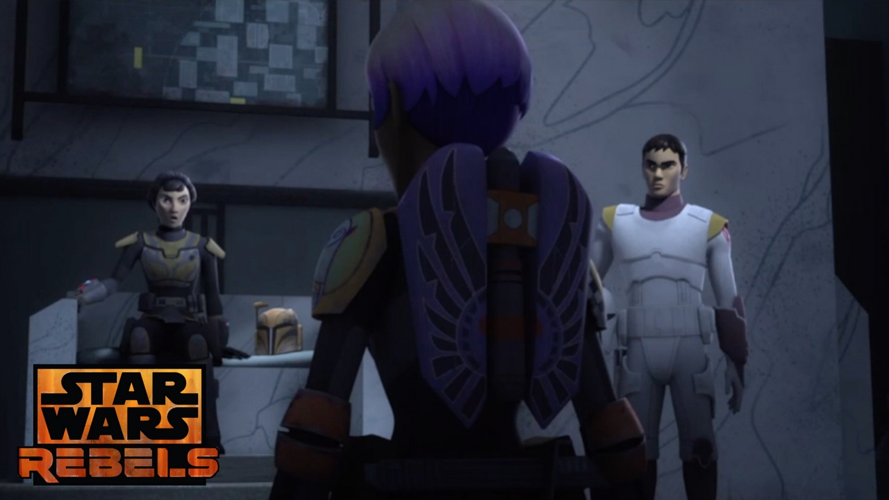 Star Wars Rebels: Sabine argues with Mother & Brother