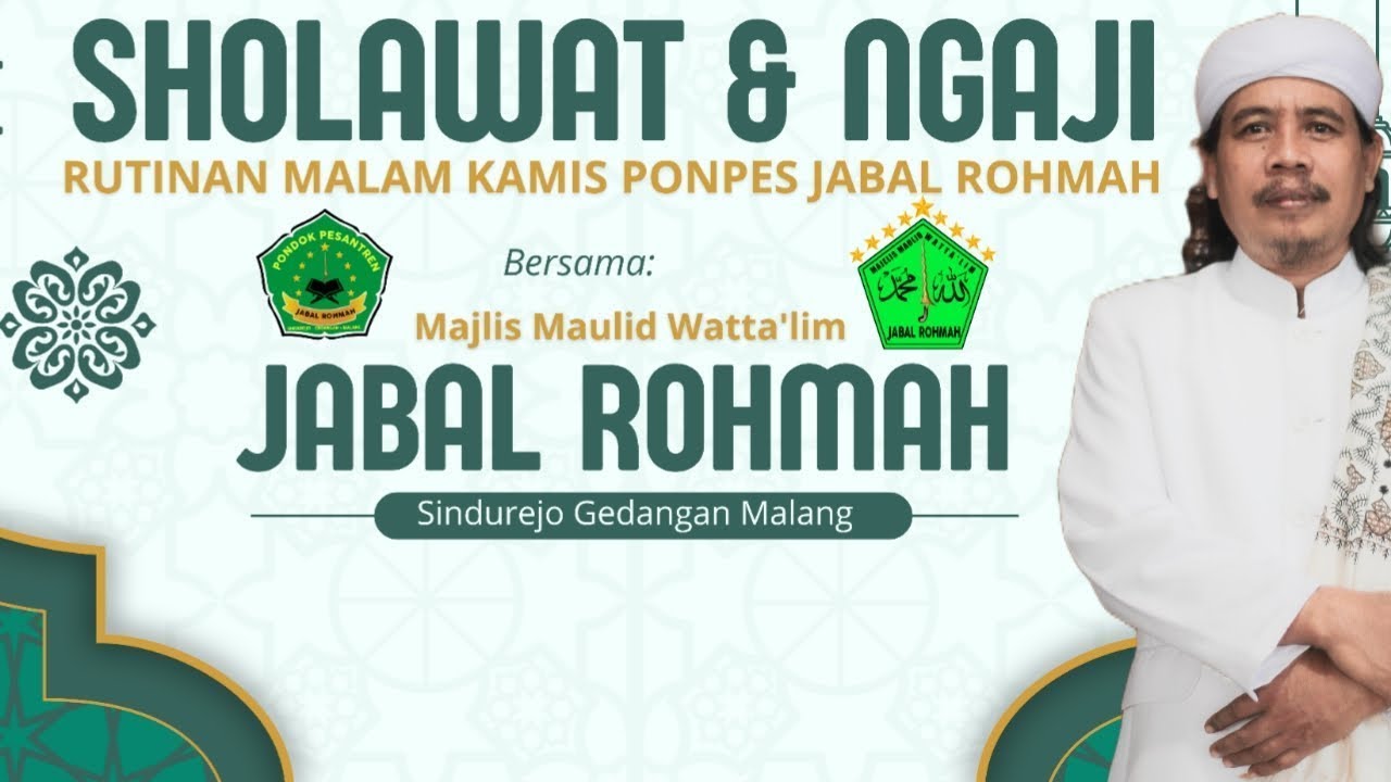 #live PONPES JABAL ROHMAH 21 JANUARI 2026 NGAJI RUTIN MALAM KAMIS