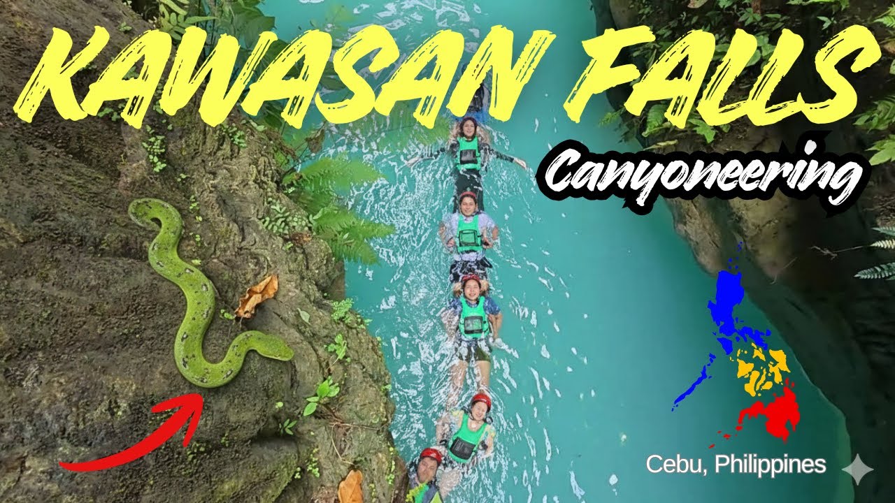FULL EXPERIENCE! Kawasan Falls Canyoneering, Cebu Philippines (Raw Travel Vlog)