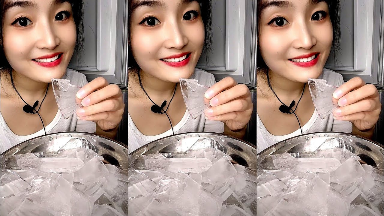 ASMR HARD ICE EATING