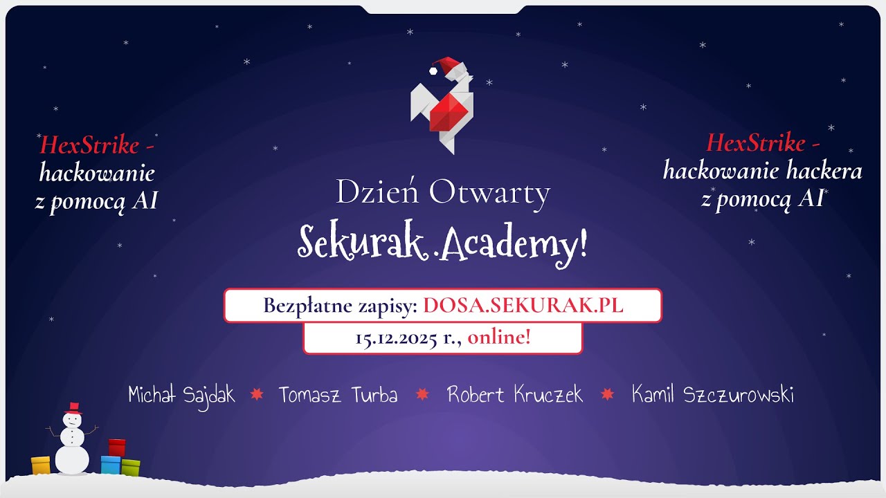 Dzień Otwarty Sekurak.Academy
