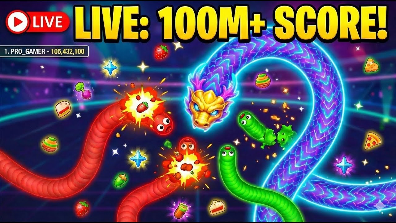 Playing Worms Zone #live #shorts