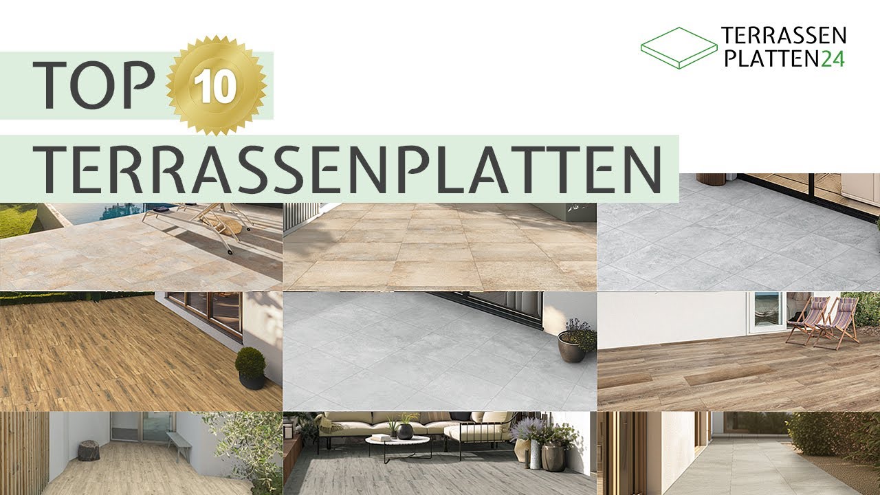 Top 10 Terrassenplatten | Testsieger 2024 | Die besten Terrassenplatten im Vergleich
