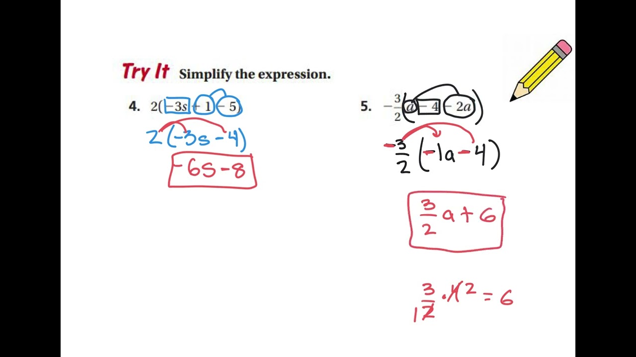 Notes - The Distributive Property