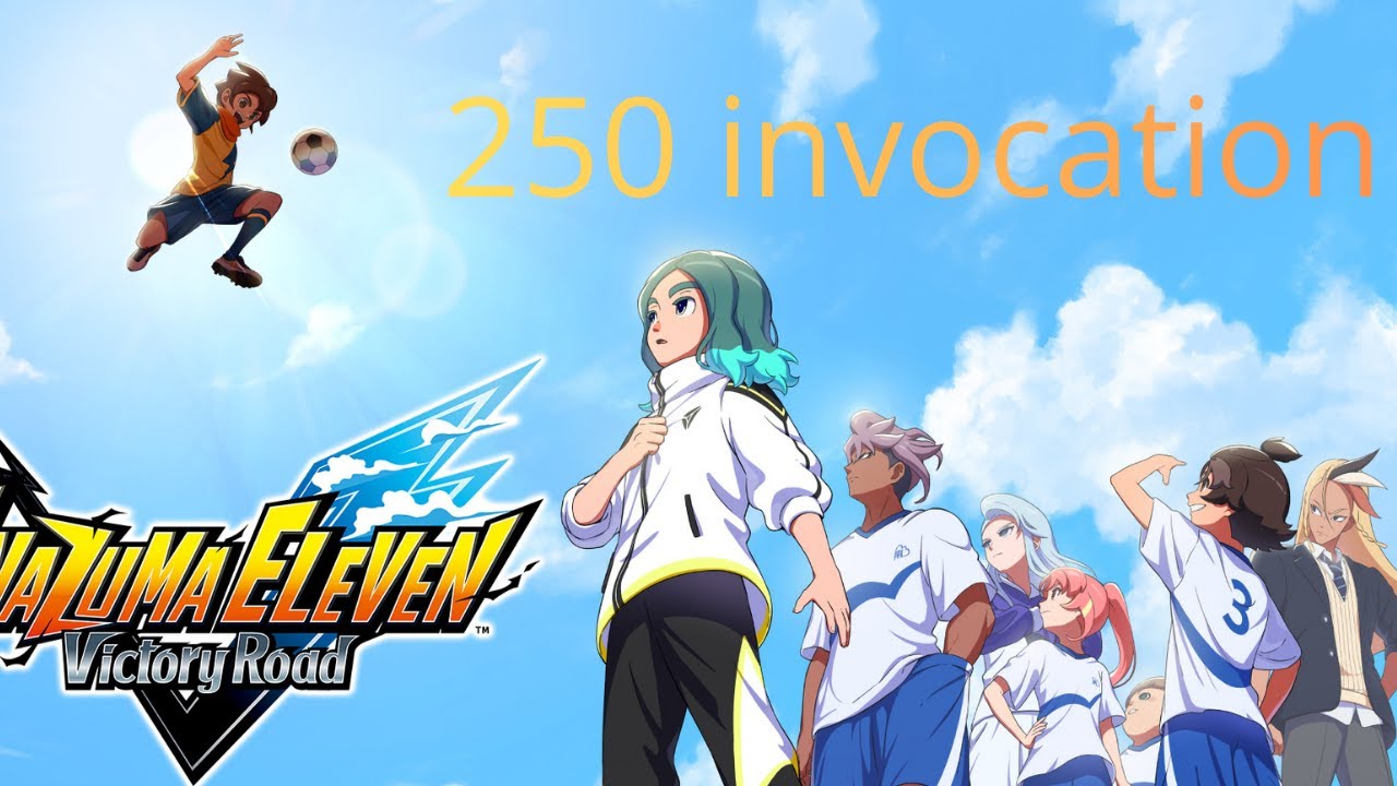 250 INVOCATION SUR INAZUMA ELEVEN VICTORY ROAD ENFIN MES PREMIER JOUEURS HERO ????