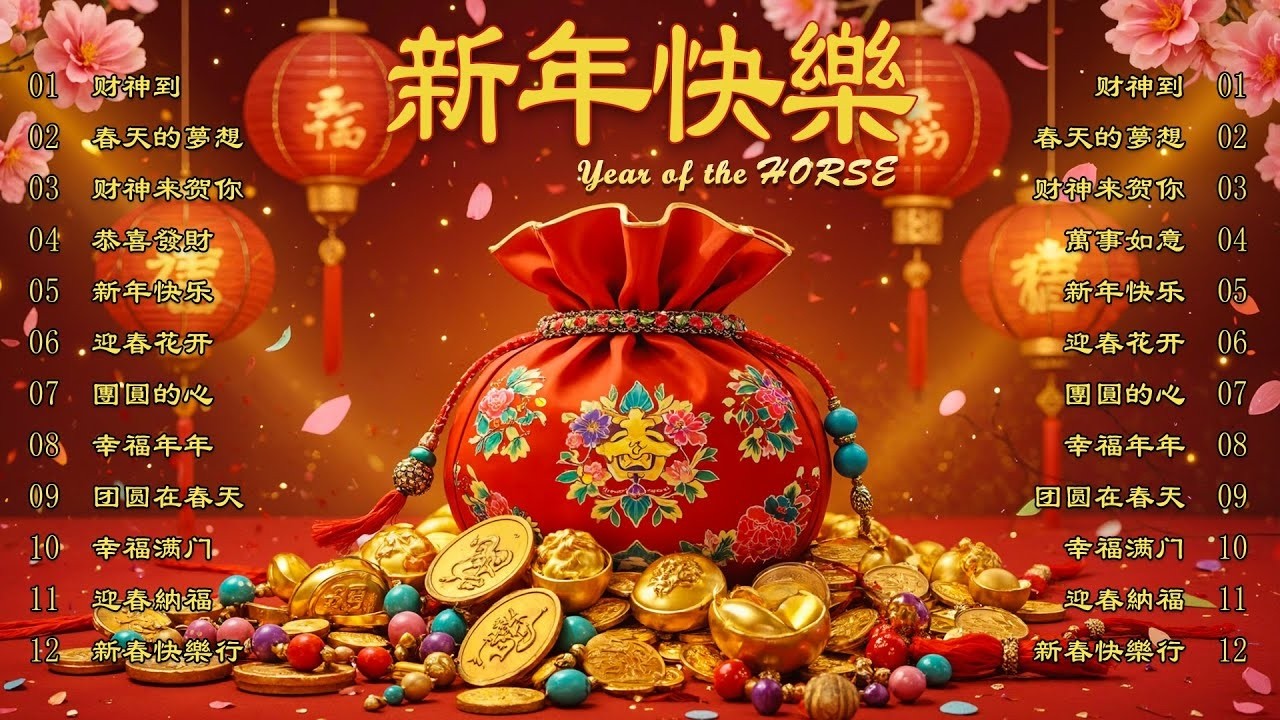 🏆No 1《傳統》🏮賀歲金曲🍊【CNY】新年群星传统贺岁专辑🏮财神到我家 // 花开富贵来 // 普天同庆福满堂