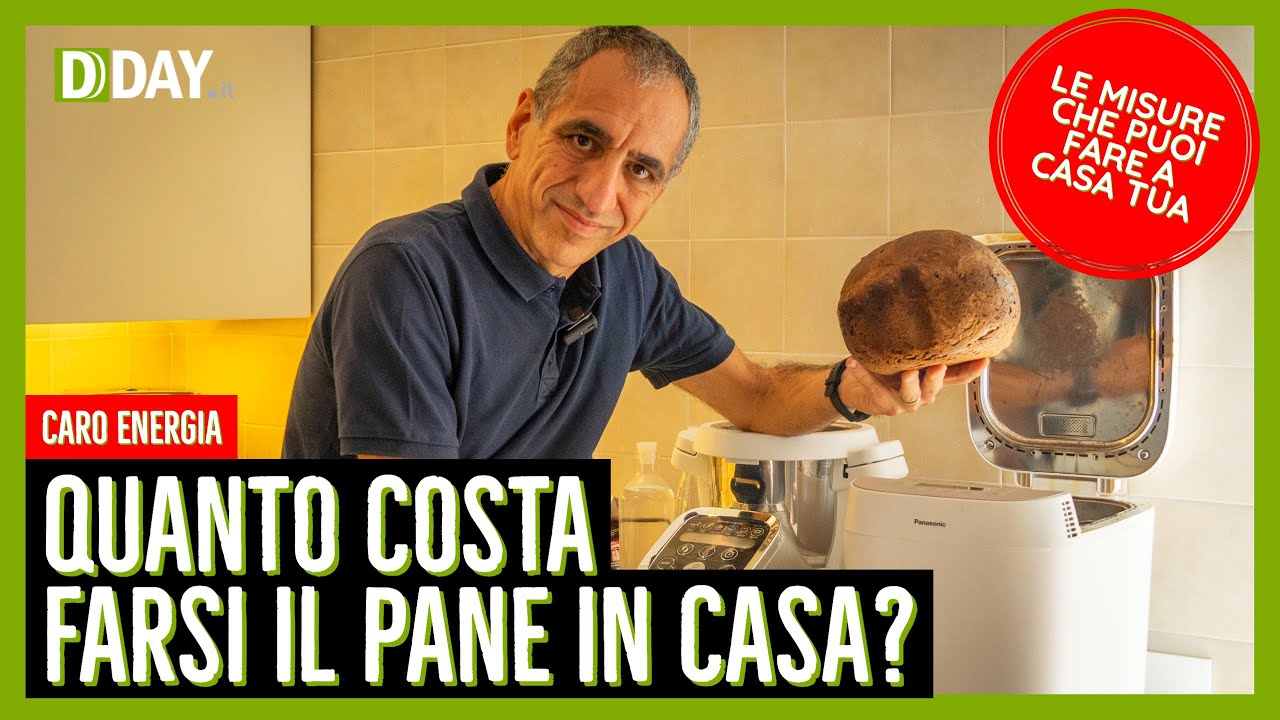 Caro energia: quando costa fare il pane in casa?