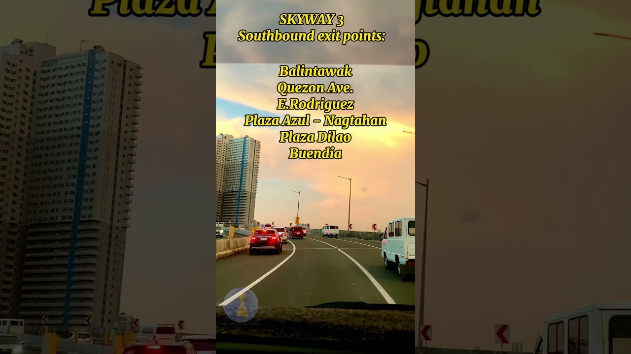 MANILA SKYWAY STAGE 3: Exit Points #shorts