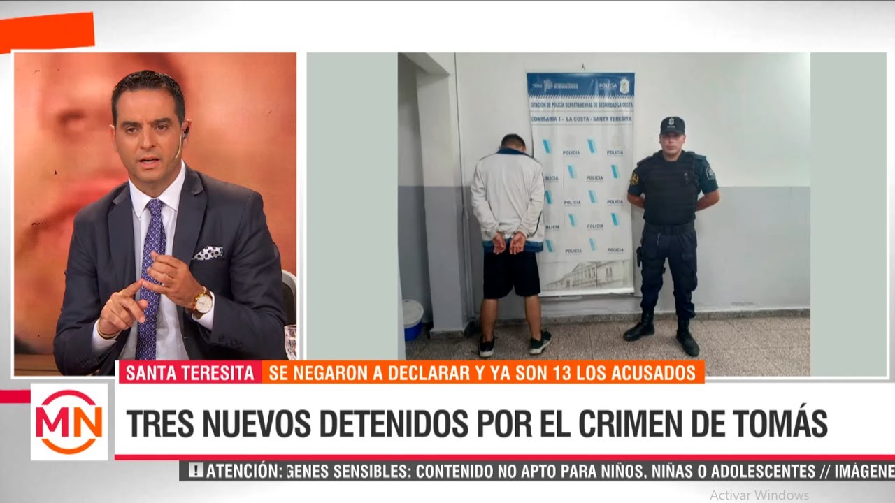 CASO TOMÁS: HAY 3 NUEVOS DETENIDOS; YA SON 13 LOS ACUSADOS- Ignacio González Prieto con los detalles