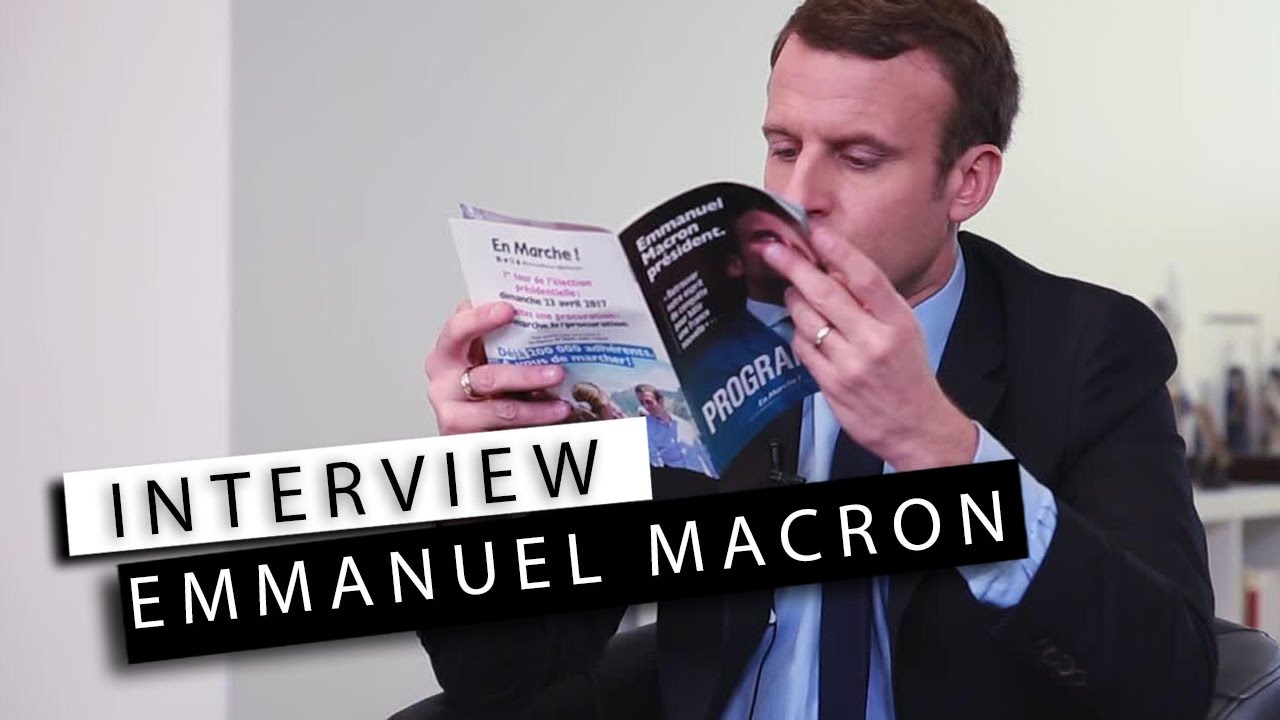 Interview Emmanuel Macron - Les rythmes scolaires
