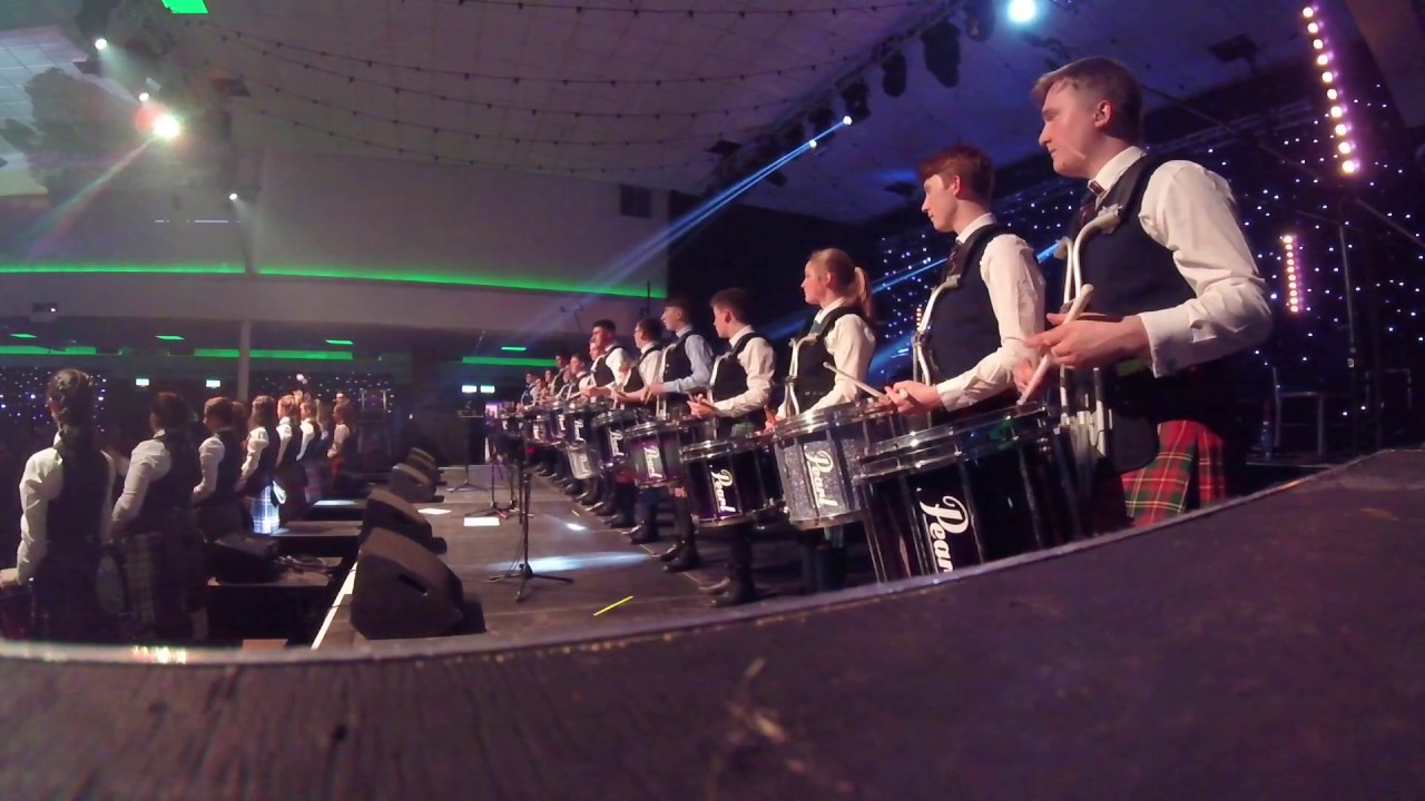 National Youth Pipe Band of Scotland - Drum Fanfare
