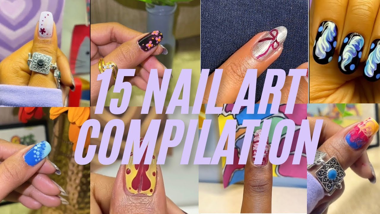 15 Nail art design ideas in one video💖Subscribe for more such amazing videos👍🏻