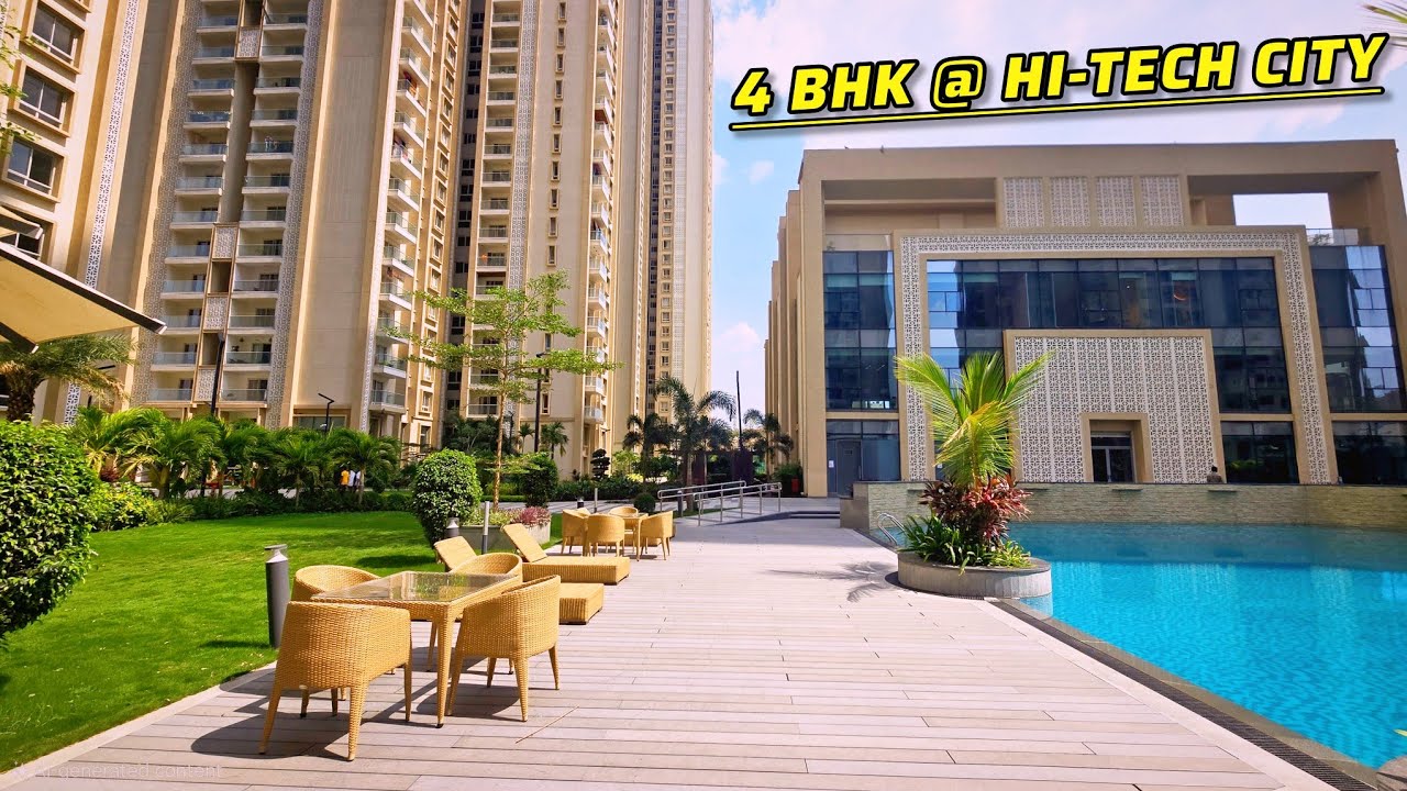 4 BHK @ HI-TECH CITY || Brand New 4 Bhk Flat For Sale || Hyderabad