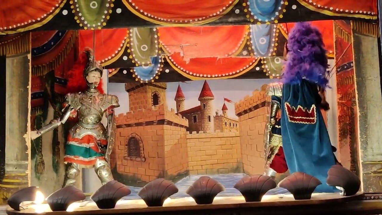Rinaldo contro Rodomonte - Museo delle Marionette di Antonio Pasqualino - Opera dei Pupi - Palermo