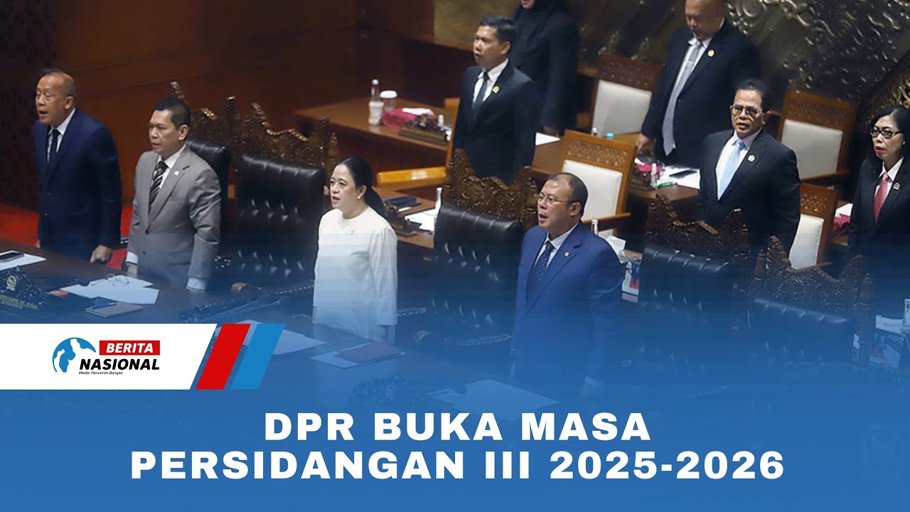 DPR Buka Masa Persidangan III 2025-2026