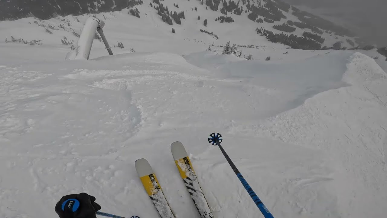 2023-02-04 - Crystal Mountain Skiing - Powder Bowl to Lucky Shot