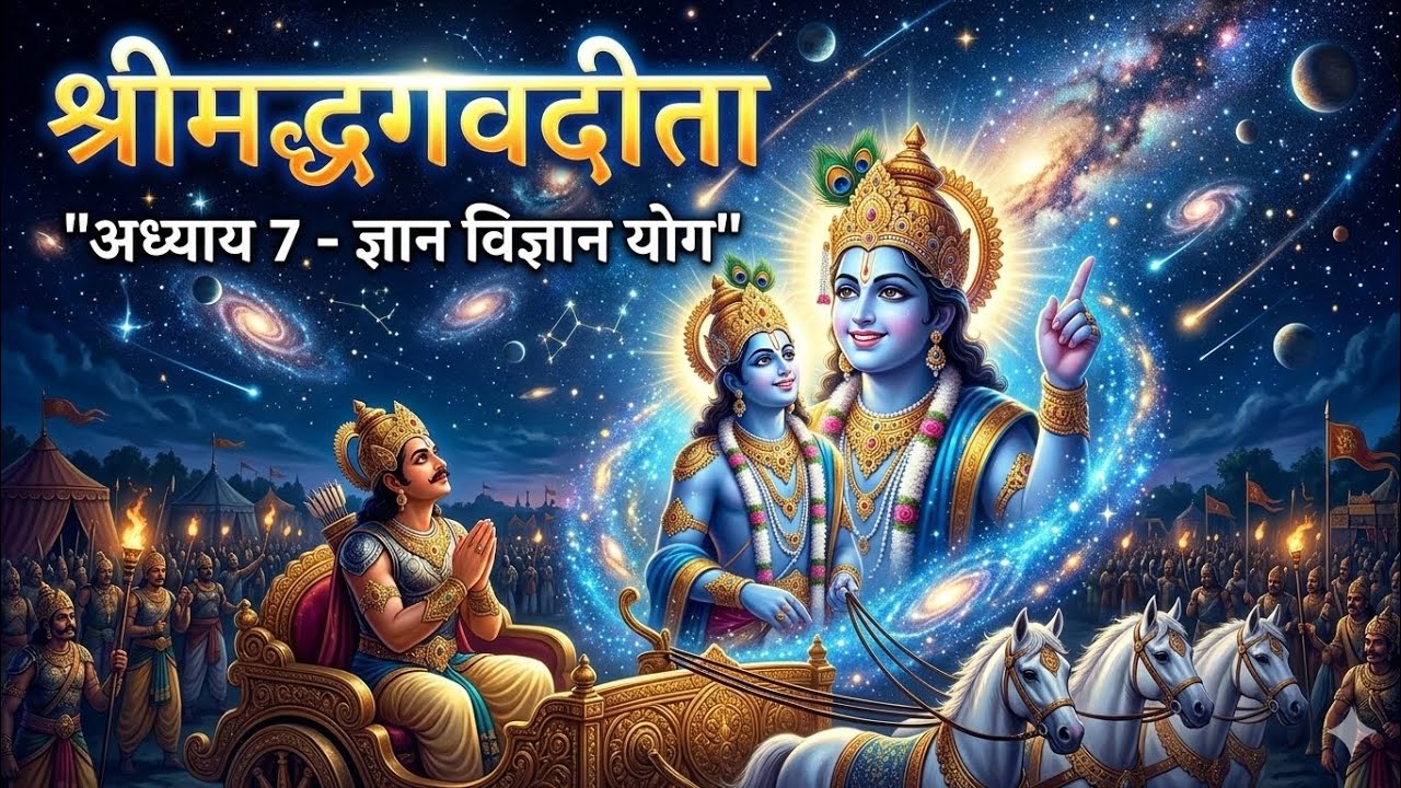 श्रीमद्भगवद्गीता अध्याय7| ज्ञान-विज्ञान योग | भगवान श्रीकृष्ण का दिव्यज्ञान | BhagavadGita Chapter 7