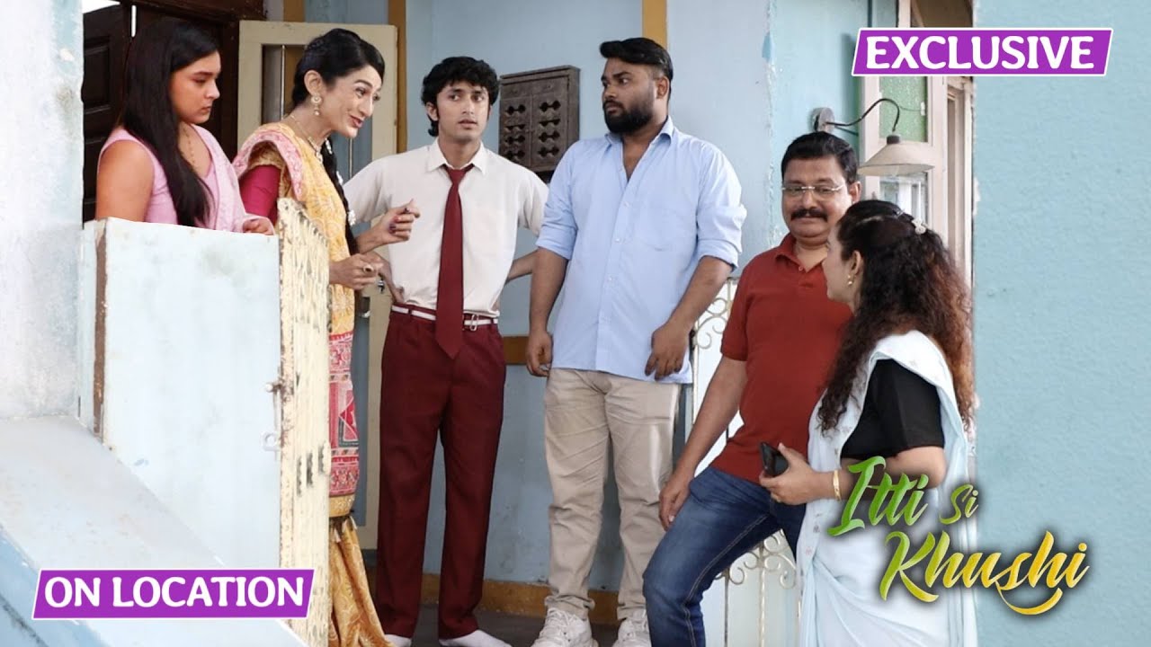 Itti Si Khushi | On Location | दरवाज़े पर कान लगाकर सुन रहे पड़ोसियों को Hetal ने दिखयी औकात