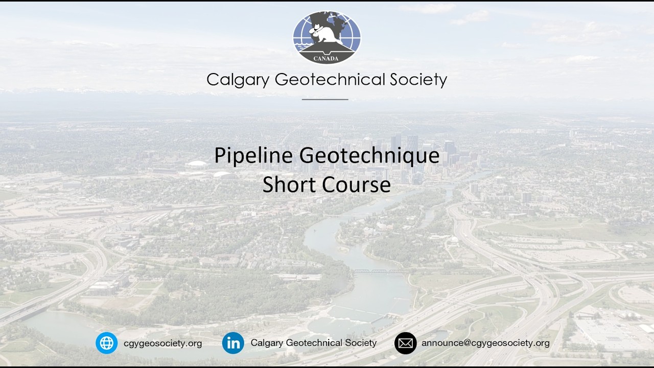Pipeline Geotechnique Short Course