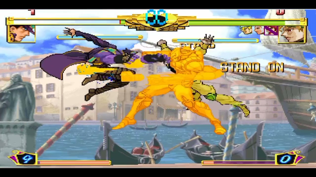 Mugen JjbaxMarvel Jotaro P6 vs Diavolo,Dio,Pucci,Diego