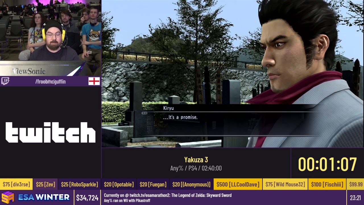 Yakuza 3 [Any%] by FroobMcGuffin - #ESAWinter20