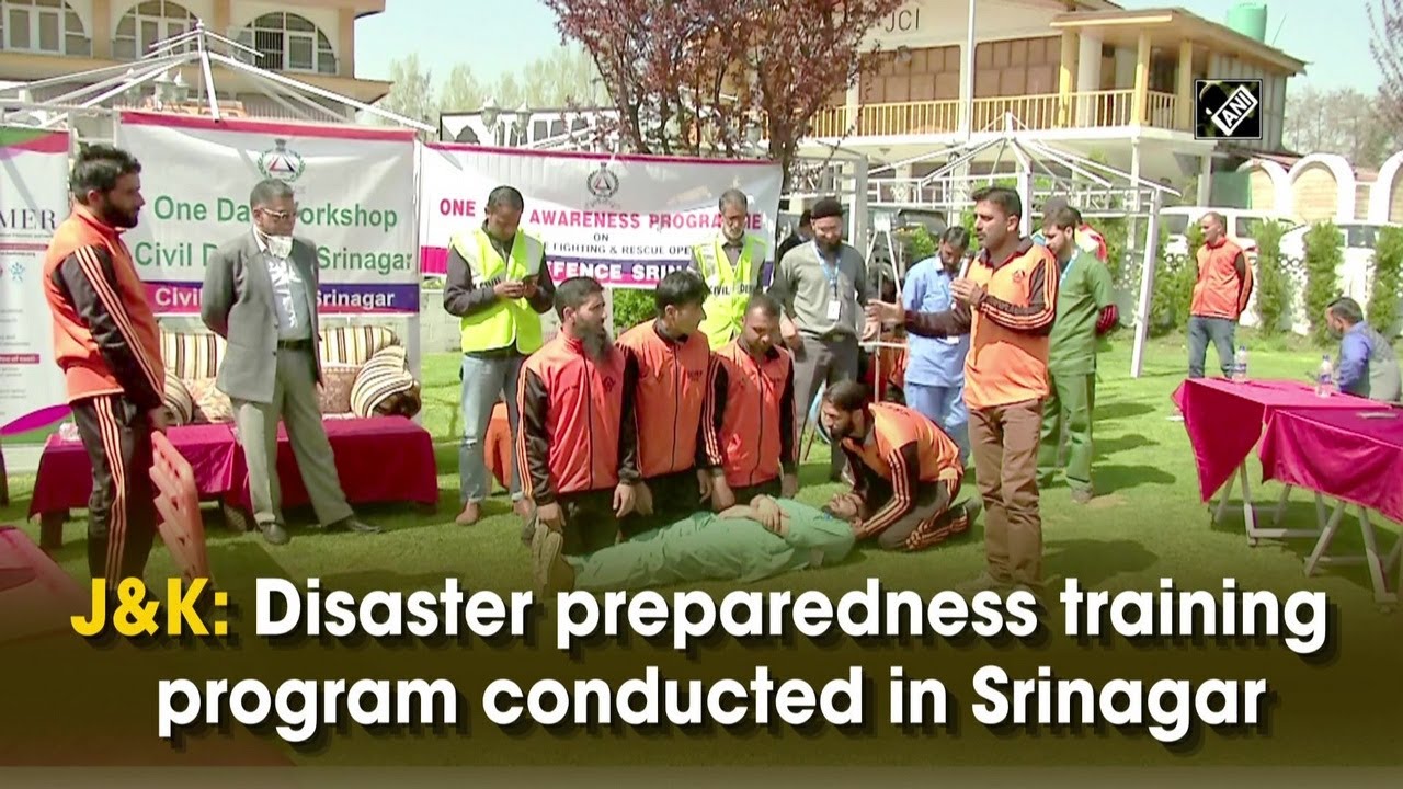 J&K: Disaster preparedness training program conducted in Srinagar I #KashmirNews