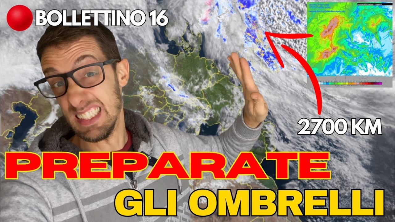 ⭕️ AGGIORNAMENTO 16 - TRA DEPRESSIONI E PIOGGIA LA PRIMAVERA SI FA' STRADA