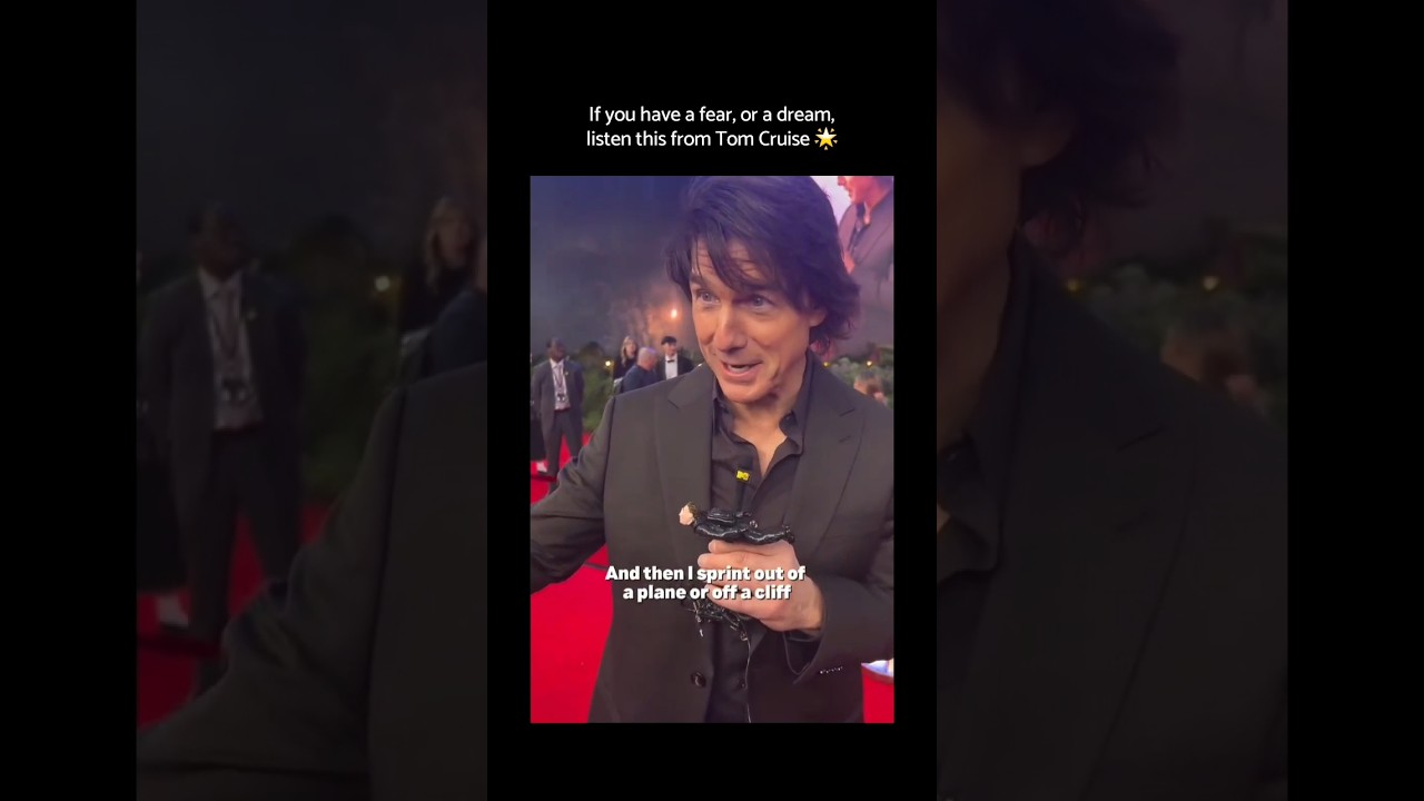 Jump off a plane or cliff? 🤯😳 #courage #dream #fear #tomcruise #hollywood #missionimposssible #love