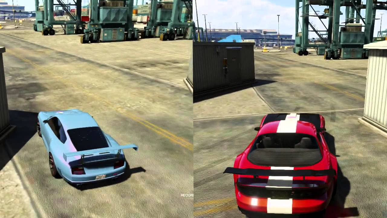 GTA V - Gymkhana 3 : Comparaison