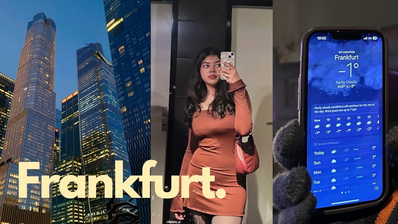 Exploring Frankfurt, Germany for the First Time! Clubbing, Grocery Shopping, and City Vibes- Part I