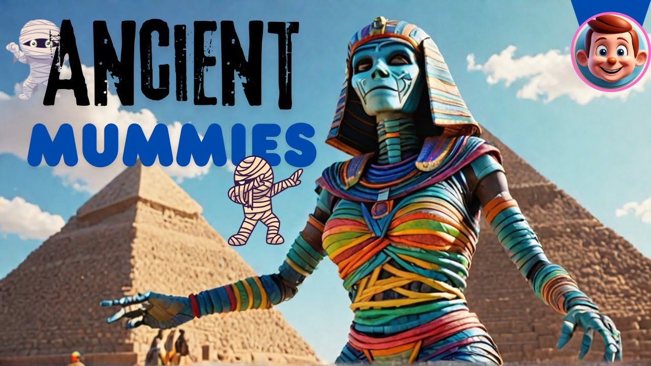 Mummy Dance Party 🕺 | Funny Egyptian Mummies Song for Kids 🎶 | Pyramid Halloween Dance