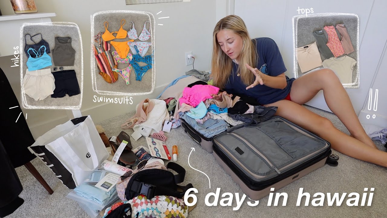 pack with me & prep for HAWAII