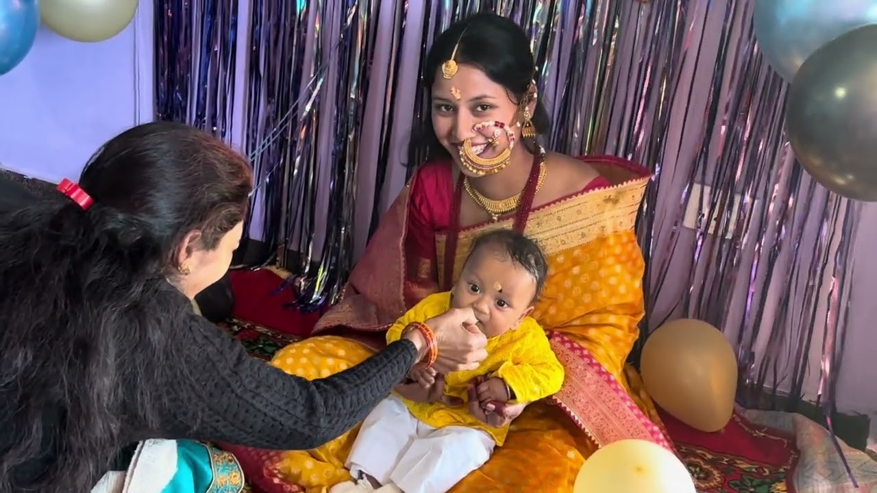 आज थी पार्थ की अनुप्रासन और आज का दिन रहा बहुत खास❤️❤️😘😘😘😘