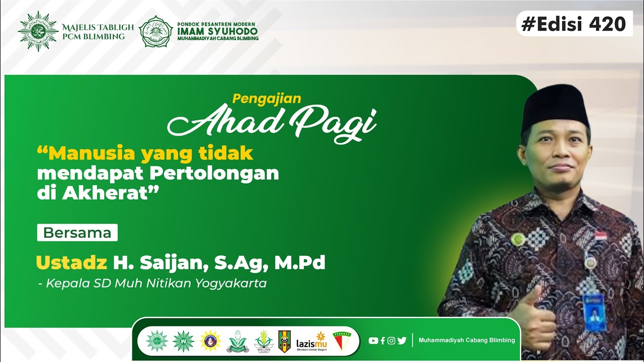 #AHADPAGI | Ustadz H. Saijan, S.Ag., M.Pd | 