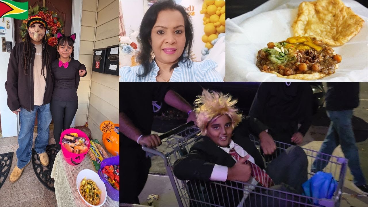🇬🇾River Lime Doubles/Рынок Андо Вест-Индия/Празднование Хэллоуина #shoppingvlog 🇬🇾