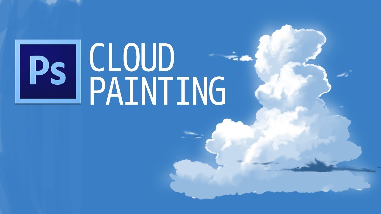 Timelapse Photoshop Summer Cloud Painting