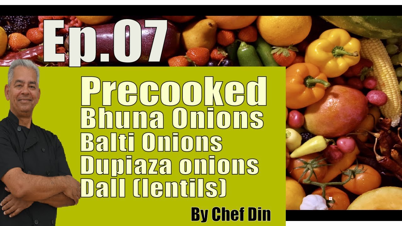 Various Precooked Onions , Garlic & ginger paste, precooked Dal , for Restaurant Style Curries
