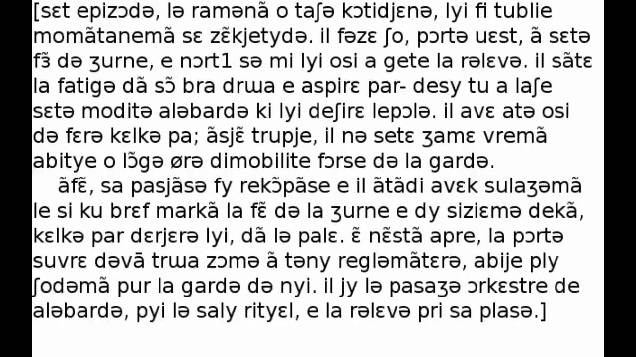 dict&eacute;e brevet 5 texte lu