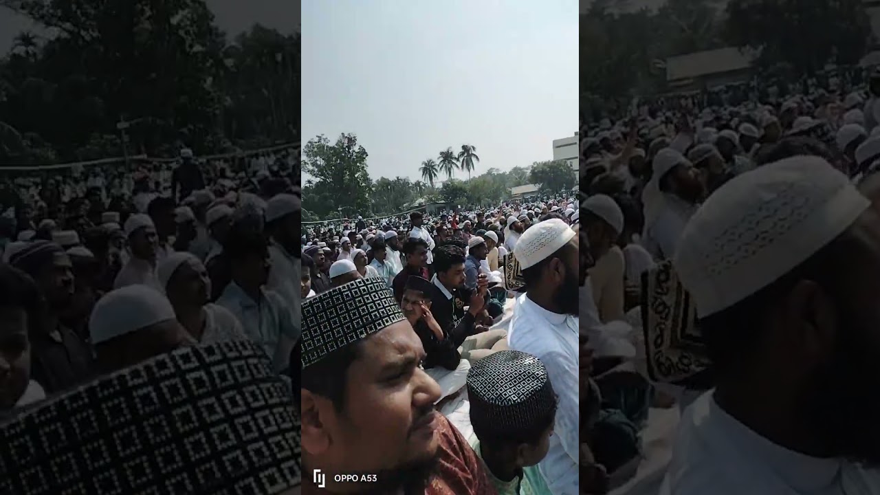 বাহাদুরপুর ময়দানে পীরজাদা হানজালা সাহেবের বক্তব্য 