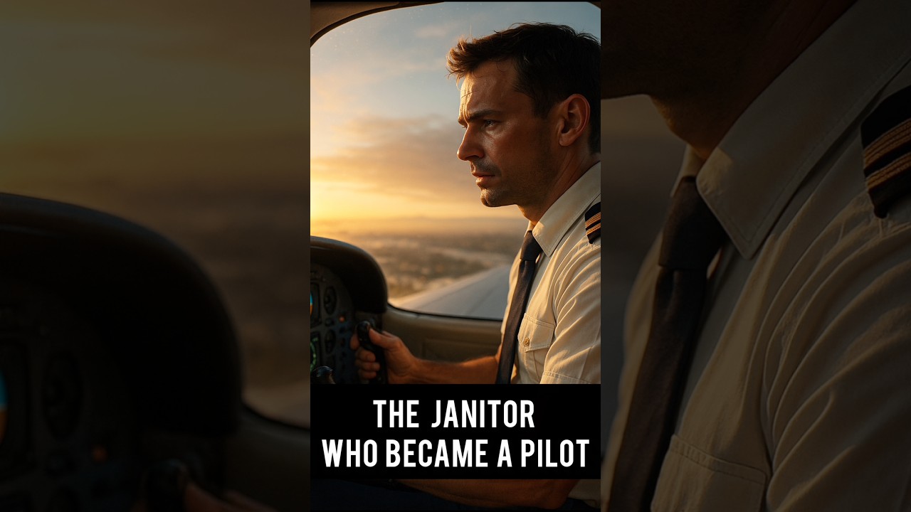 &ldquo;The Janitor Who Became a Pilot ✈️ | Real Life Motivational Story&rdquo;