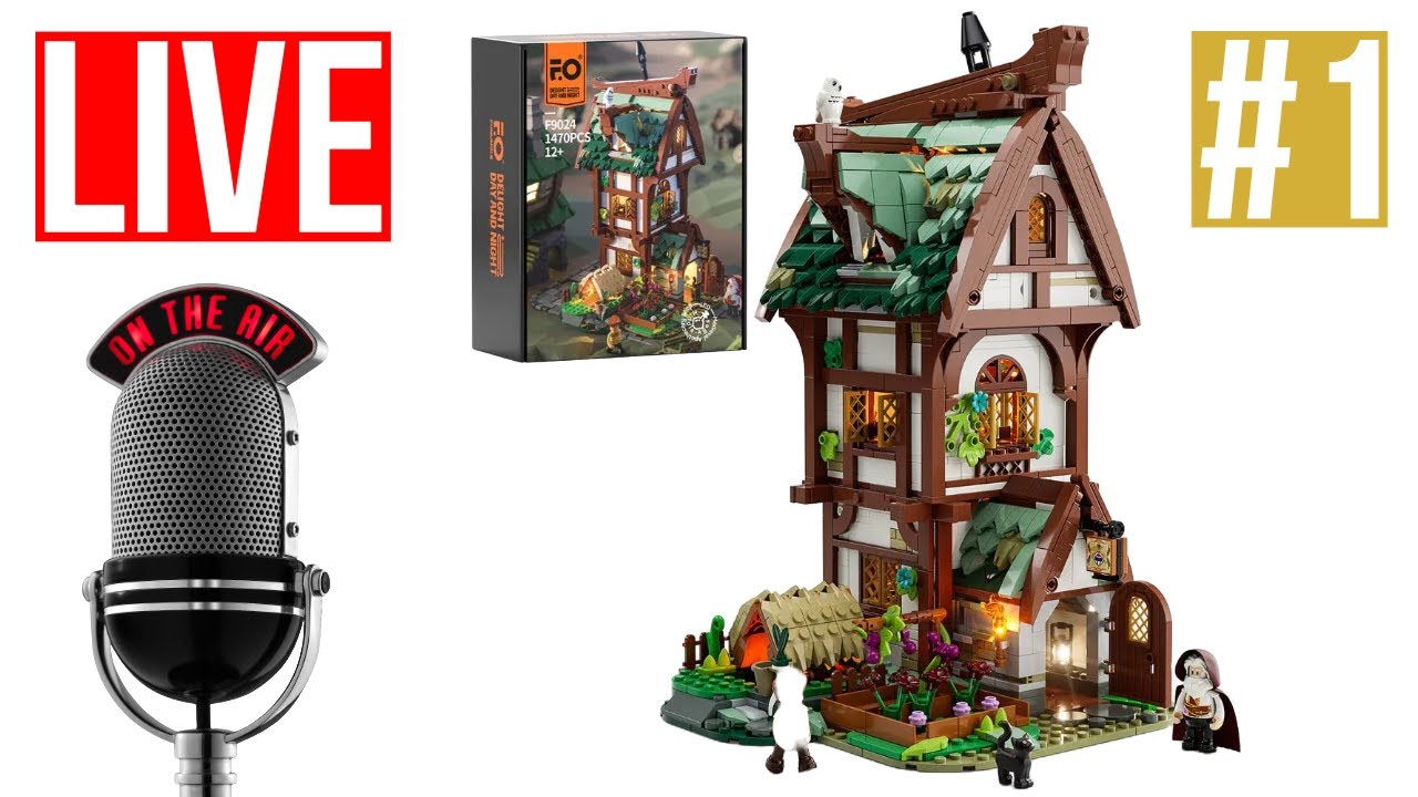 Lumibricks (Funwhole) Medieval Apothecary Shop LIVE build - 1 | Set F9024