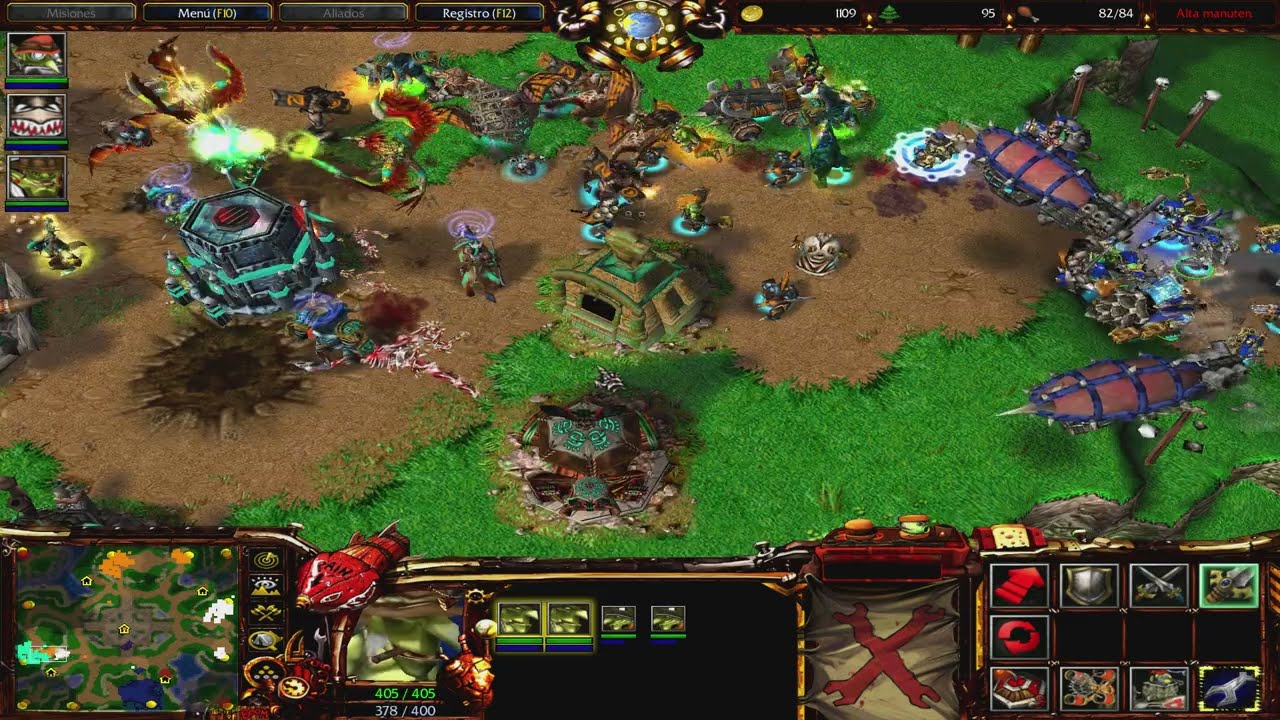 PROBANDO A LOS GOBLIN: WarCraft 3 Empire of the Tides LEGION  Mod version premiun
