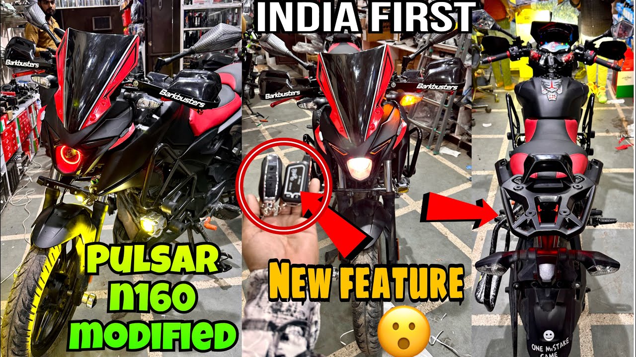 Pulsar n160 modification | भारत की पहली इतनी ज्यादा  modified pulsar n 160😱 | pulsar modified