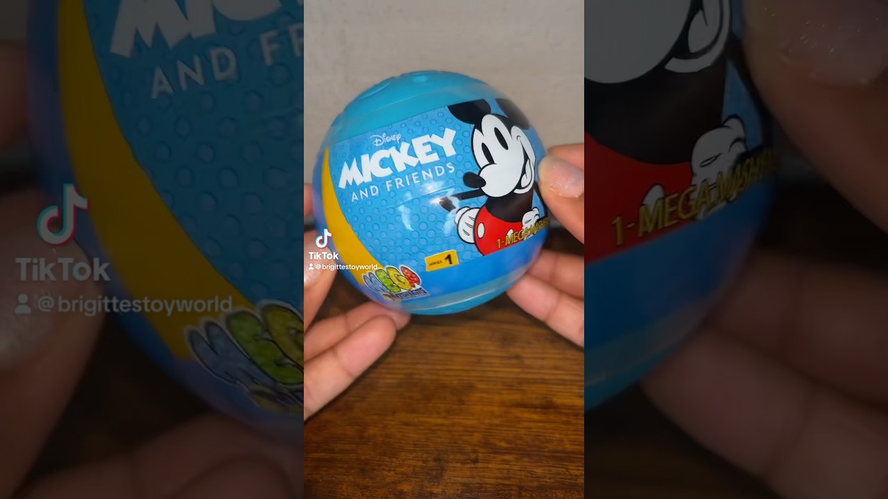 Disney Mickey and Friends Mystery Squish Ball #brigittestoyworld #asmr #mickeyandfriends #toys