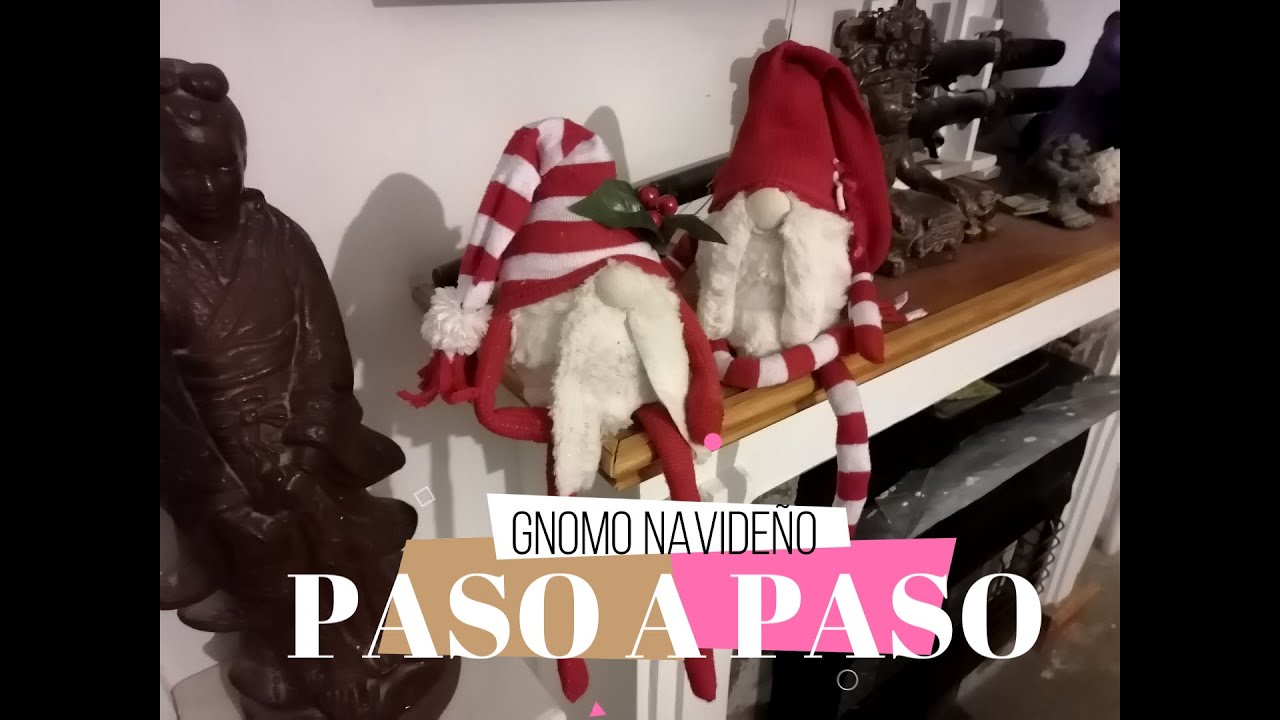 GNOMOS NAVIDE&Ntilde;OS PASO A PASO