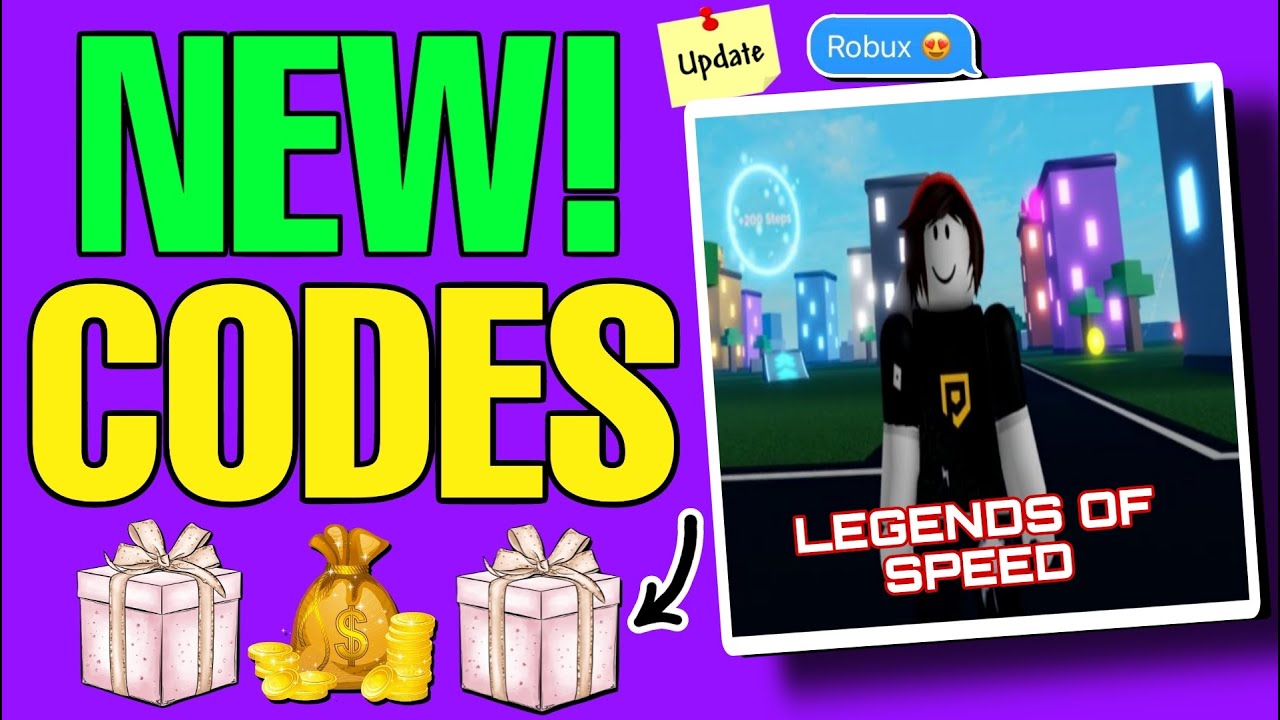 LEGENDS OF SPEED CODES 🎁UPD New🎁- LEGENDS OF SPEED ROBLOX CODES 2024 - CODES FOR LEGENDS OF SPEED