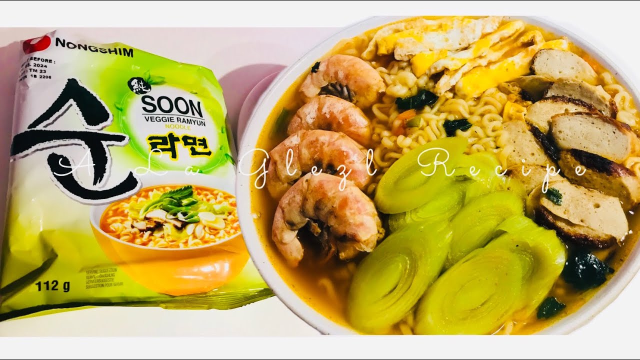 A La Glezl KOREAN RAMEN NOODLES SOUP
