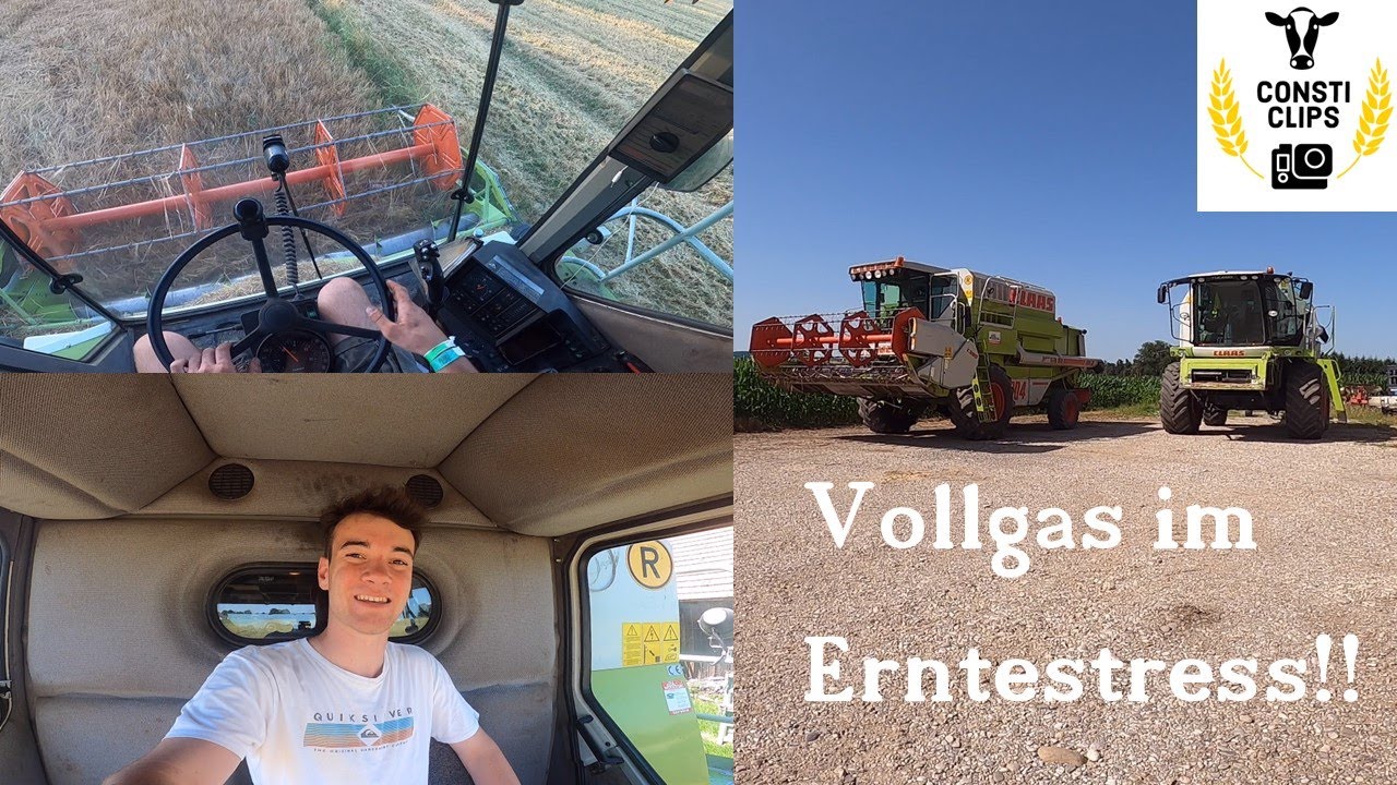 FarmVlog #17 | Ab in die Gerste! | Ernte 2022 hat begonnen! | Claas Mega 204 |
