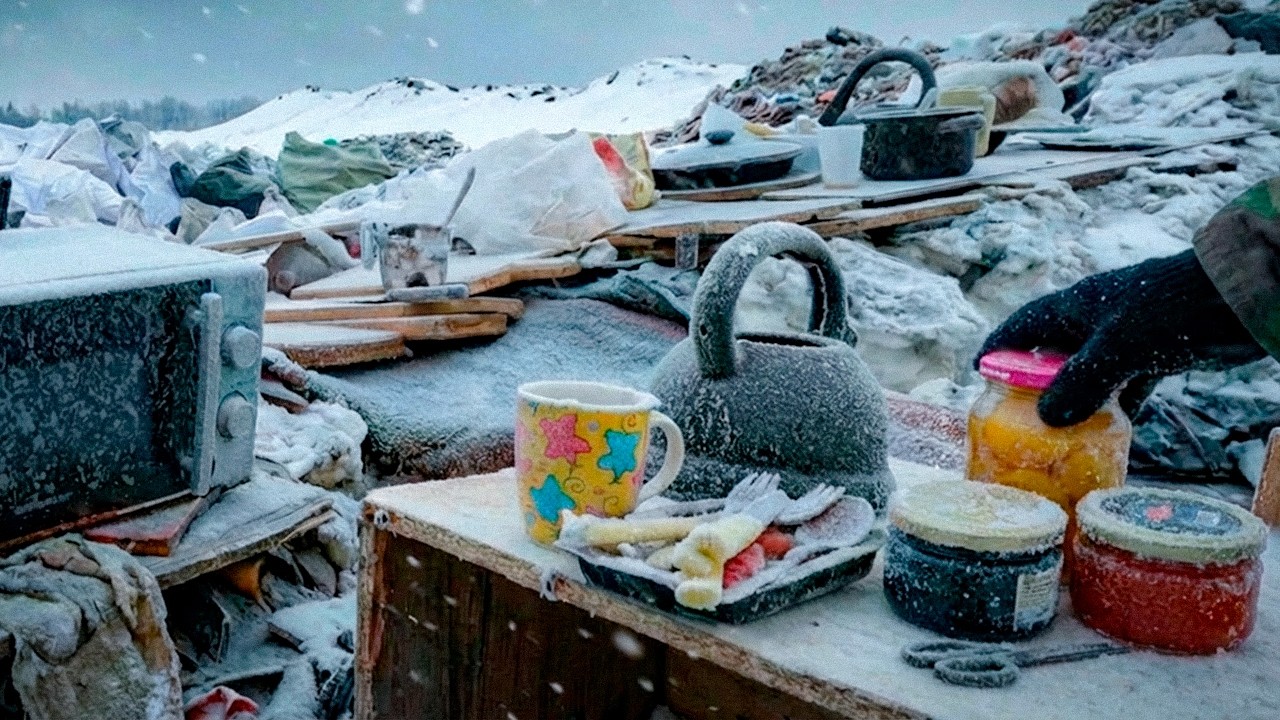 SURVIVING at Frozen Dump! My Valuable Finds Today